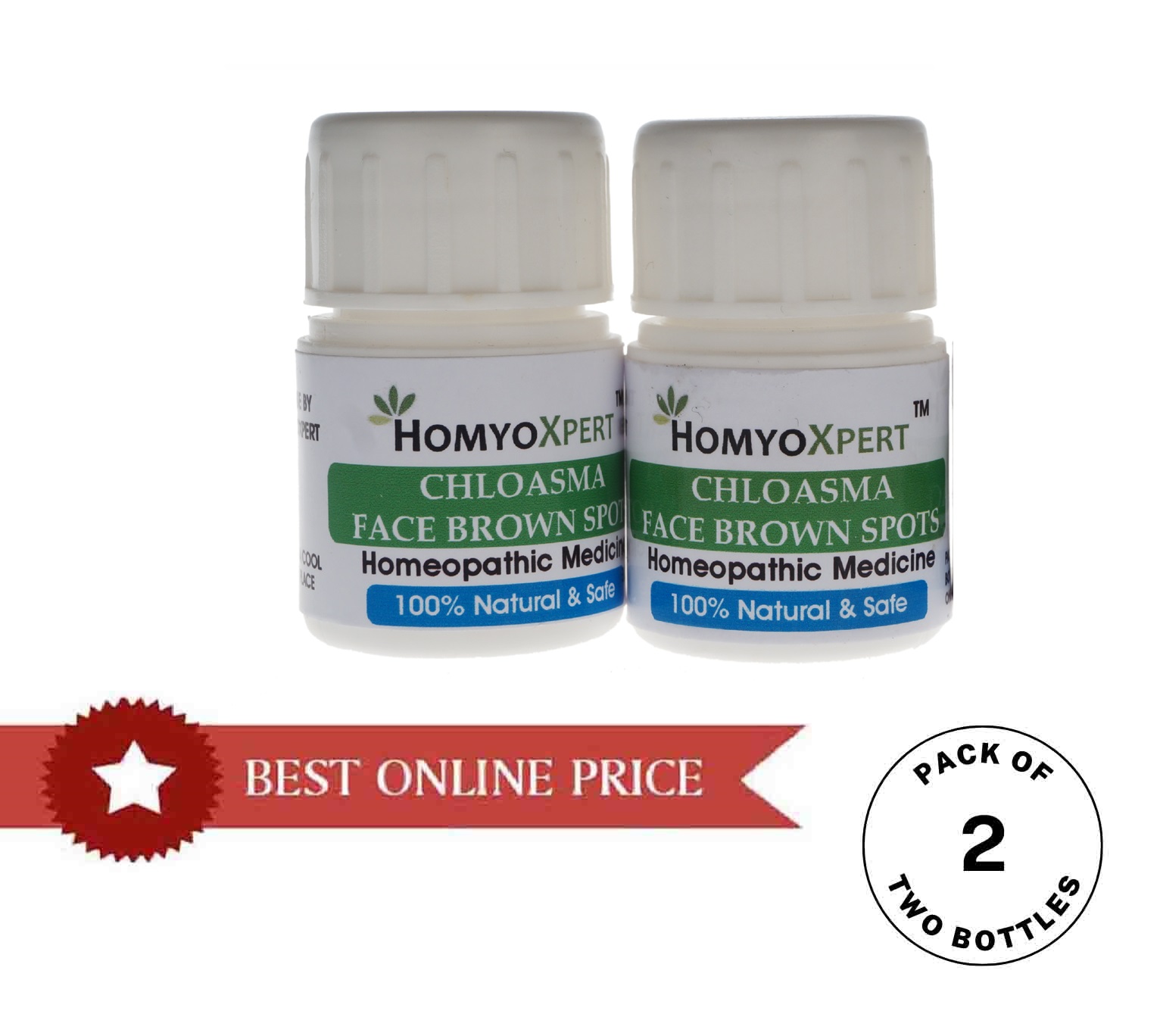 HomyoXpert Chloasma Face Brown Spots Homeopathic Medicine For