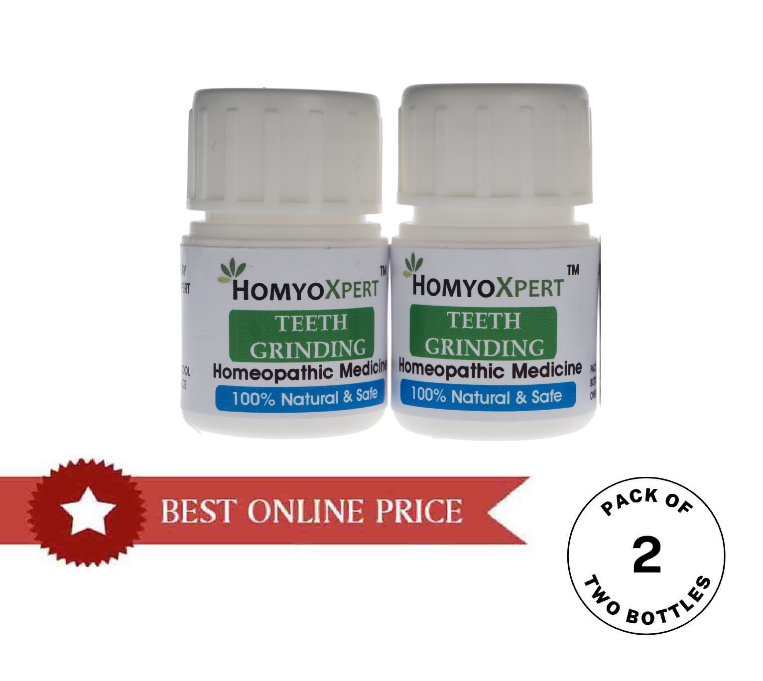 HomyoXpert Teeth Grinding Homeopathic Medicine For One Month